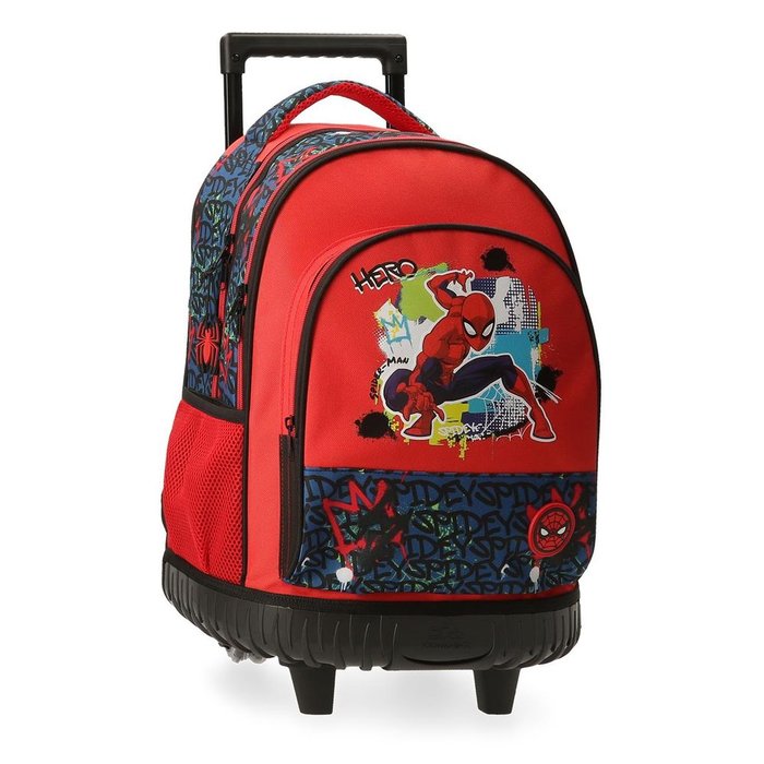 Mochila con ruedas spiderman urban 45 cm