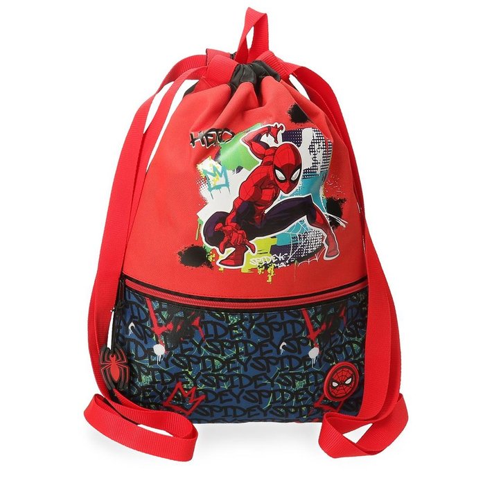 Mochila saco spiderman urban 40 cm