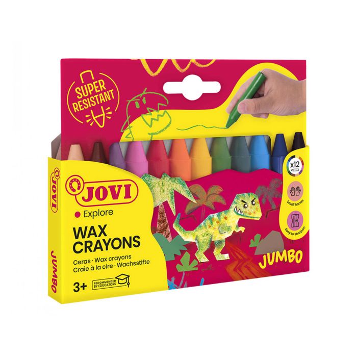 Lapiz cera JOVI JOVIcolor 12 colores