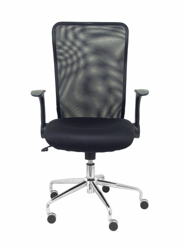 Piqueras y crespo 4031NE silla de oficina y de ordenador asiento acolchado respaldo de malla