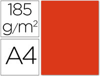 Paq / 50 cartulina iris A4 tomate 185GR r: 200040161