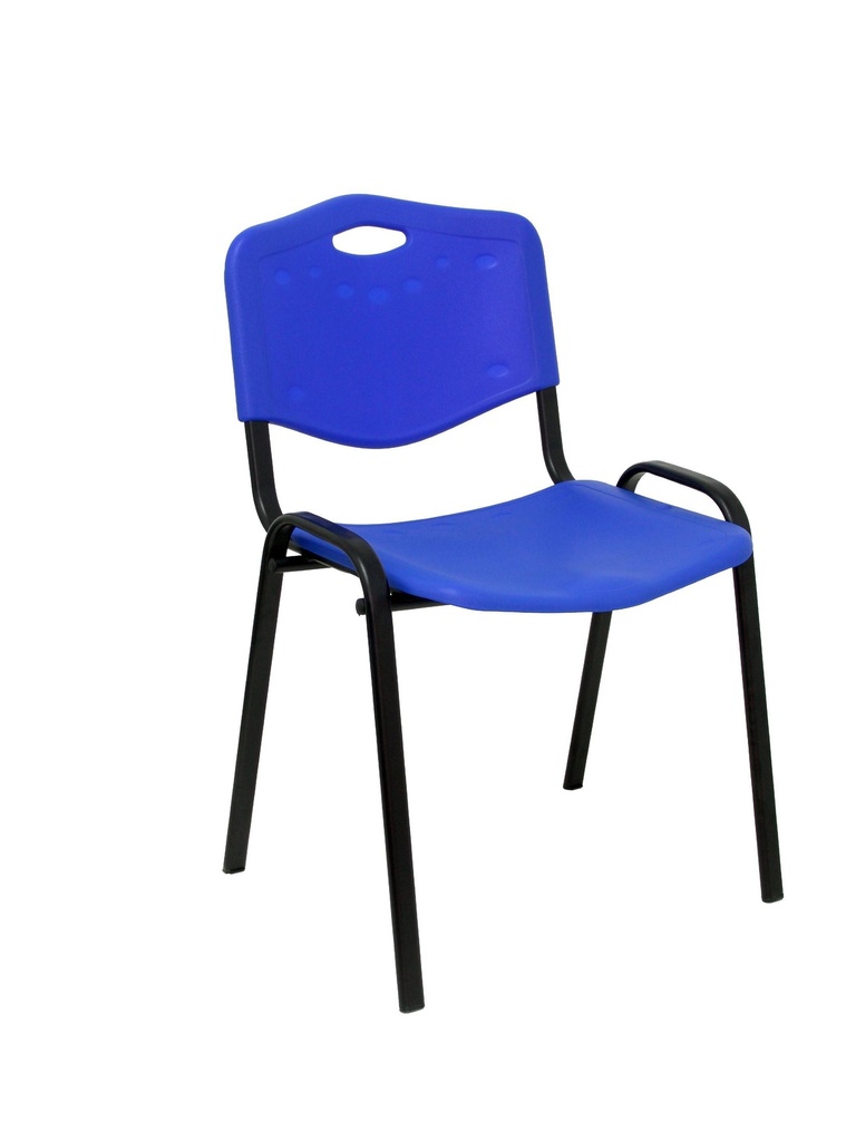 Pack 4 sillas iso plastic pvc azul