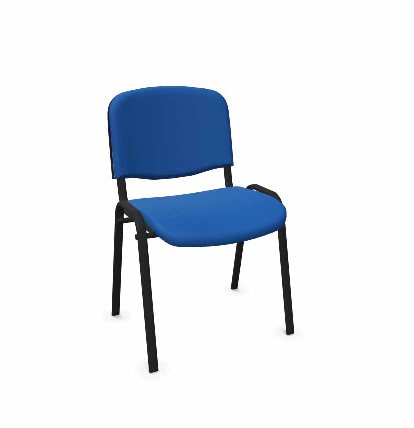 Pack 3 sillas iso similpiel azul