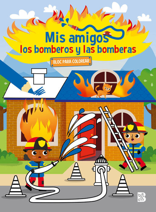 BLOC PARA COLOREAR BOMBEROS