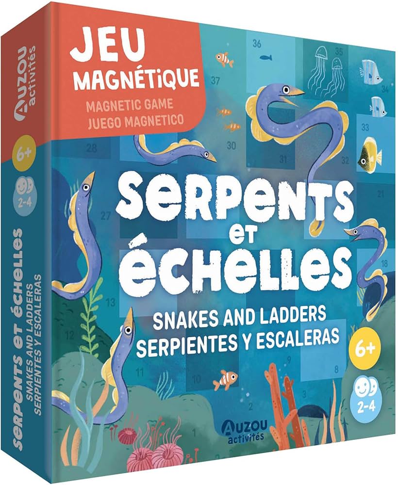 SERPIENTES Y ESCALERAS - JUEGO MAGNETICO