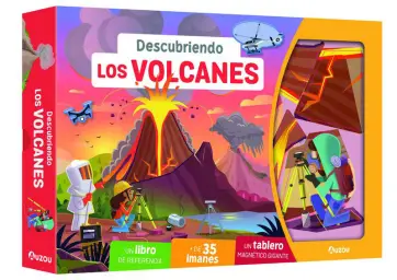 DESCUBRIENDO LOS VOLCANES TABLERO MAGNETICO