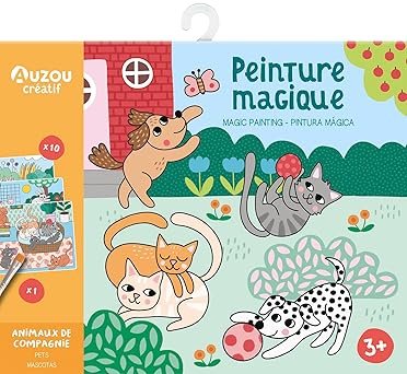 PINTURA MAGICA DE ANIMALES DE COMPAÑIA. ESTUCHE DE ARTISTA