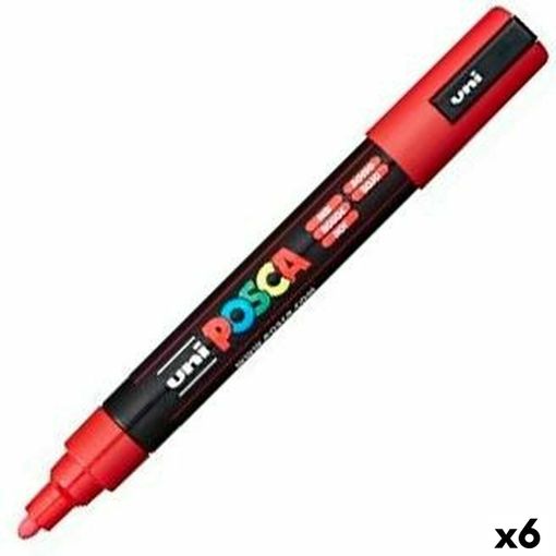 ROTULADOR UNI POSCA PC-5M ROJO