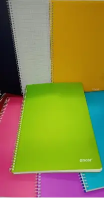 BLOC CUADRICULA PAUTADA ANCOR 3X3 TAPA POLIPROPILENO