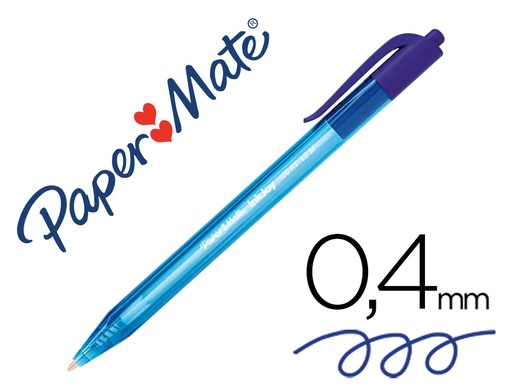 BOLIGRAFO MILAN P1 RETRACTIL 1 MM TOUCH MINI AZUL EXPOSITOR DE 40 UNIDADES