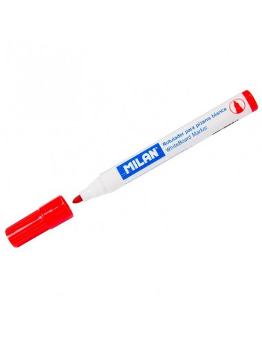 ROTULADOR ROJO PIZARRA BLANCA MILAN