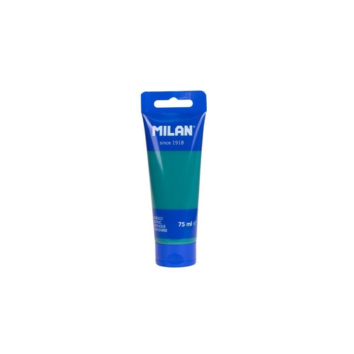 TUBO 75 ML PINTURA ACRILICA VERDE ESMERALDA