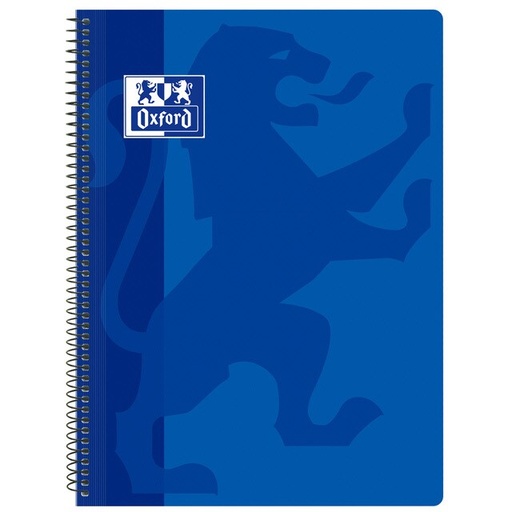 BLOC ESPIRAL OXFORD FOLIO TAPA BLANDA 15 PENTAGRAMAS AZUL 20 HOJAS 90 G/M2