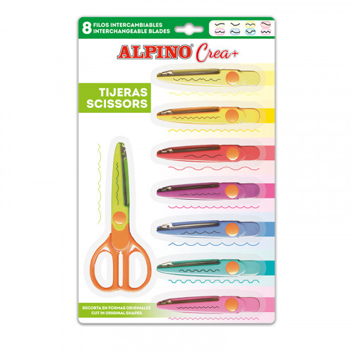 TIJERAS ALPINO CONJUNTO 8 CORTES INTERCAMBIABLES