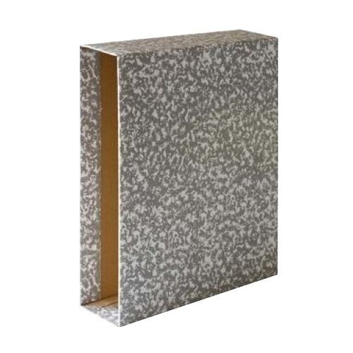 CAJA ARCHIVADOR AZ Fº JASPEADO GRIS