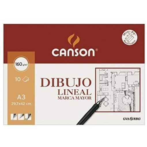 PAPEL DIBUJO MARCA MAYOR DIN A3 160 GRAMOS