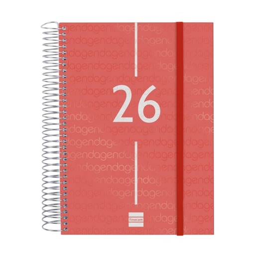 AGENDA ESPIRAL YEAR E10 1DP 2026 ROJO