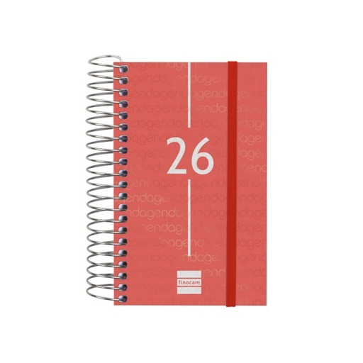 AGENDA ESPIRAL YEAR E3 1DP 2026 ROJO