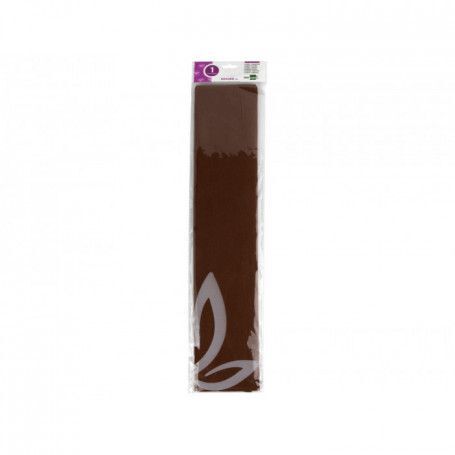PAPEL CRESPON LIDERPAPEL 50 CM X 2.5M 34G/M2 MARRON