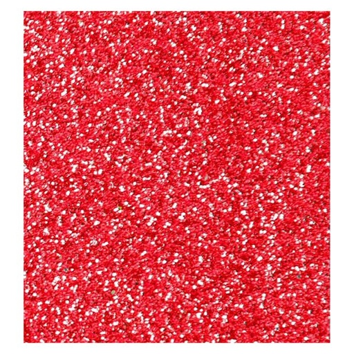 GOMA EVA GLITTER 2MM 40X60 ROJA