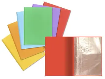 CARPETA A4 20 FUNDAS HIPERFLEX OPACO COLORES SURTIDOS