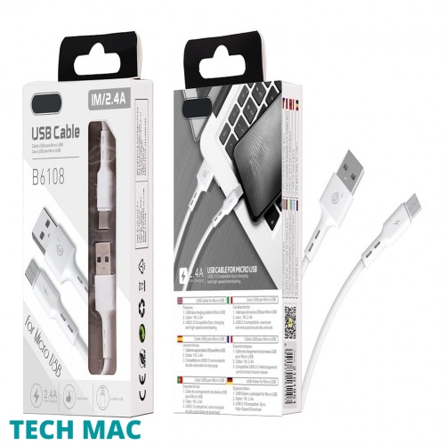 CABLE TECH ONE TECH BASIK MICRO USB