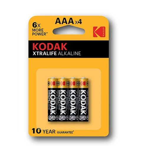 [30951990] Pilas alcalinas kodak LR03 aaa blister 4UD
