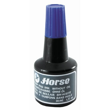 FRASCO TINTA TAMPON SELLAR HORSE 30ML AZUL