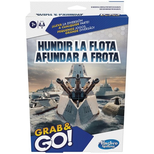 [F8252TG0] Juego hundir la flota de viaje grab and go