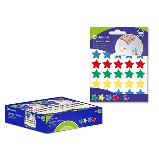 [327339] Gomets adhesivos estrellas 30 uds x 6 h,/bolsa