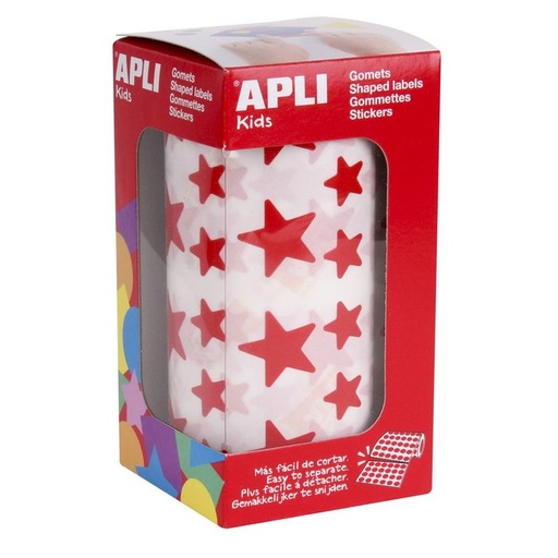 [4889] Gomets estrellas 4889 rojo