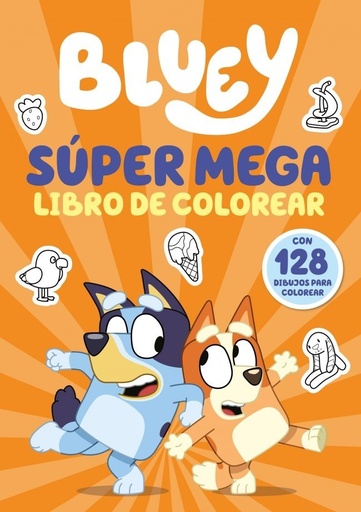 [978-84-488-7253-3] Bluey. Actividades - Súper mega libro de colorear