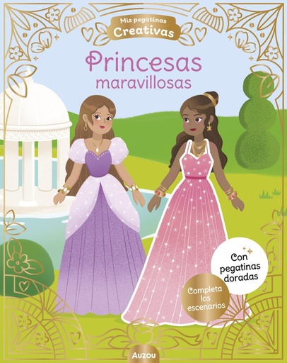 [979-10-395-7619-2] Mis 500 pegatinas creativas. Princesas maravillosas