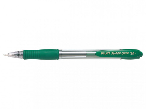 [BPGP-10R-M-G] Boligrafo retractil supergrip 1.0MM verde PILOT bpgp-10R-m-g