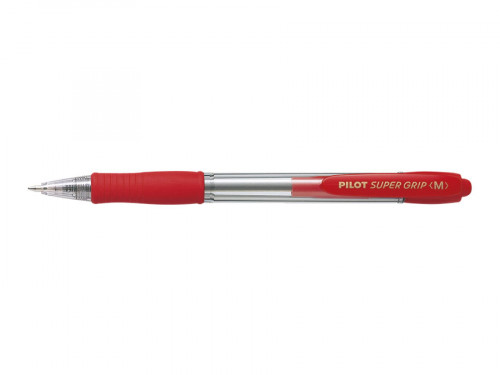 [BPGP-10R-M-R] Boligrafo retractil supergrip 1.0MM rojo PILOT bpgp-10R-m-r