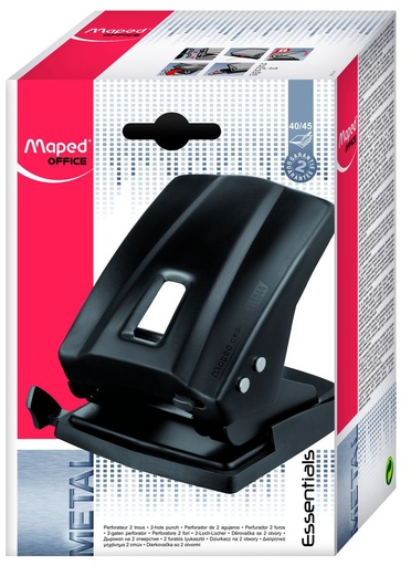 Perforadora essential metal 2 agujeros 40 / 45 hojas
