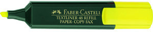 [154807] Marcador fluor textliner amarillo faber castell 154807