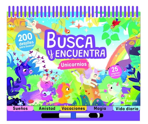 [979-10-395-7615-4] Espiral. Busca y encuentra unicornios