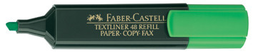 [154863] Marcador fluor textliner verde faber castell 154863