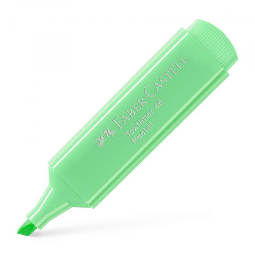 [154666] Marcador fluor textliner verde claro pastel faber castell 154666