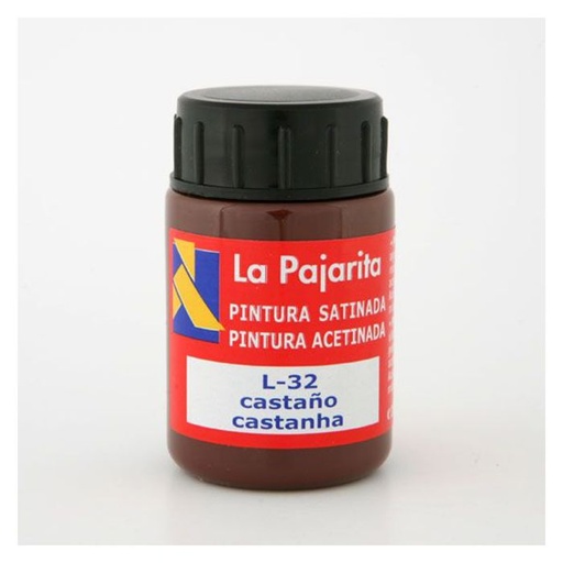 PINTURA LATEX LA PAJARITA CASTA�A 35 ML