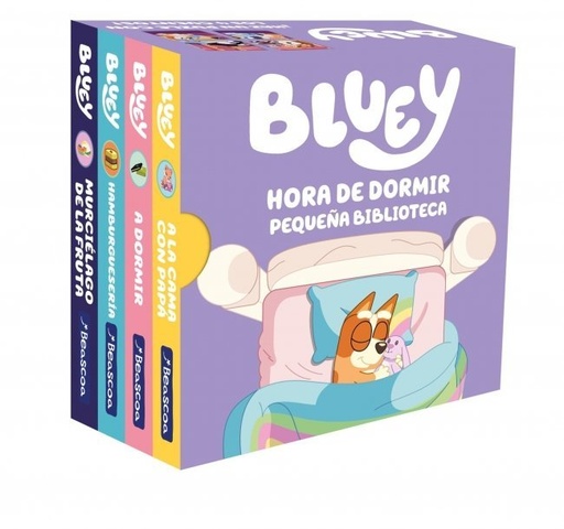 [978-84-488-7282-3] Bluey. Libro juguete - Hora de dormir. Pequeña biblioteca (edición en español)
