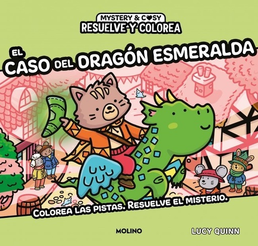 [978-84-272-5496-1] Resuelve y colorea - Resuelve y colorea. El caso del dragón esmeralda
