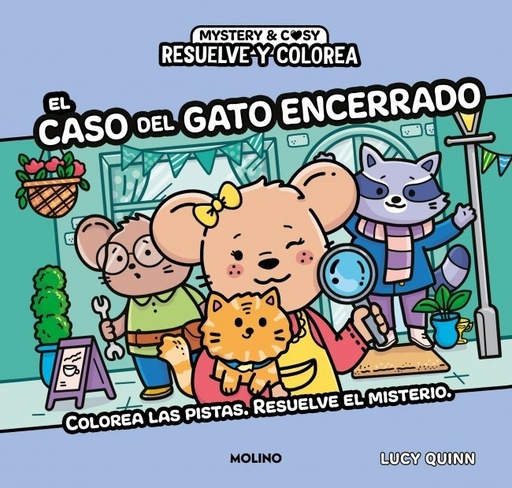 [978-84-272-5495-4] Resuelve y colorea - El caso del gato encerrado