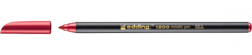 [1200-072] Rotulador punta fina 1200 rojo metalico EDDING 1200-072