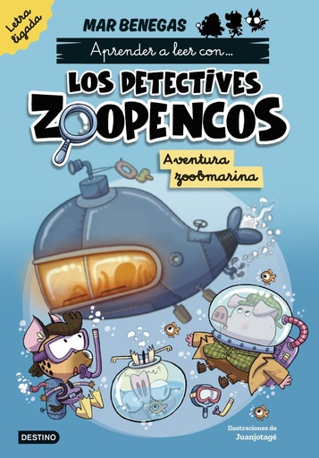 [978-84-08-31800-2] Aprender a leer con... Los Detectives Zoopencos. Letra ligada 1. Aventura zoobma