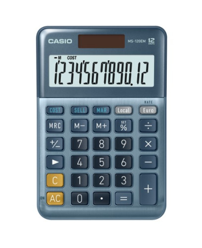 [MS-120EM] Calculadora de sobremesa de 12 dígitos CASIO ms-120EM