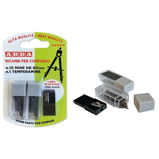 [COMIN] Blister sacapuntas + minas para compas