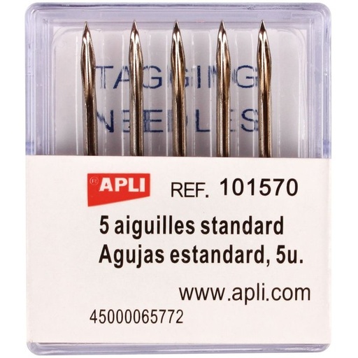 Agujas estandar etiquetadora textil 5 unidades