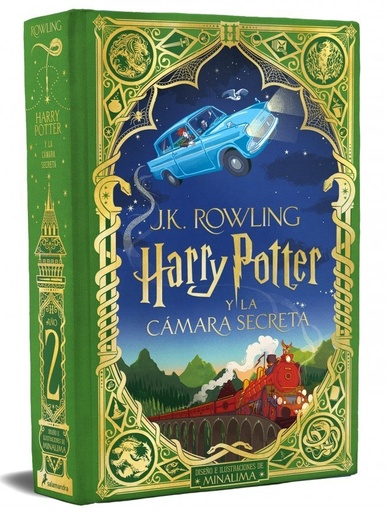 [978-84-18637-01-8] Harry Potter y la cámara secreta (edición MinaLima) (Harry Potter [ediciones ilustradas interactivas] 2)
